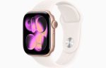 Apple Watch Series 11 GPS 46mm Rose Gold Aluminum Case with Light Blush Sport Band M/L (MEV74) LW/A