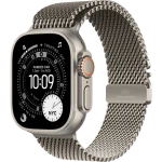 Apple Watch Ultra 3 GPS Cellular 49mm Titanium Case with Titanium Milanese Loop Small Natural (MEWW4) LW/A