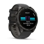 Garmin Fenix 8 47mm AMOLED Sapphire Carbon Gray DLC Titanium w. Black/Pebble Gray B. (010-02904-20/21/29) - Зображення 3