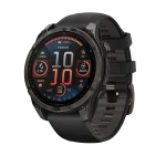 Garmin Fenix 8 47mm AMOLED Sapphire Carbon Gray DLC Titanium w. Black/Pebble Gray B. (010-02904-20/21/29)