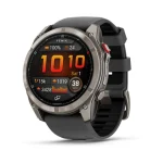 Garmin Fenix 8 Pro 51 mm AMOLED Titanium with Graphite/Black Silicone Band (010-03199-10/11)