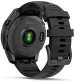 Garmin Fenix E 47mm AMOLED Slate Gray Steel with Black Silicone Band (010-03025-03/01/13) - Зображення 3