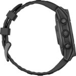 Garmin Fenix E 47mm AMOLED Slate Gray Steel with Black Silicone Band (010-03025-03/01/13) - Зображення 4