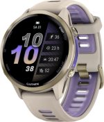 Garmin Forerunner 970 Soft Gold Titanium w. French Gray C. and French Gray/T. Indigo Band (010-02969-02/12)