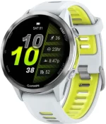Garmin Forerunner 970 Titanium w. Whitestone Case and Whitestone/T. Amp Yellow Band (010-02969-01/11/61)