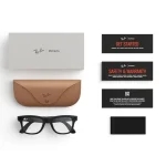Ray-Ban Meta Wayfarer Gen 2 Matte Black Clear Lenses (RW4012-601SSB50) - Зображення 5