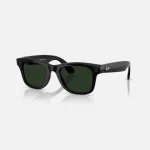Ray-Ban Meta Wayfarer Gen 2 glasses with Meta Green lenses Shiny Black (RW4012 601/1M50)
