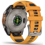 Garmin Fenix 8 51mm AMOLED Sapphire Titanium w. Spark Orange/Graphite Silicone Band (010-02905-10/11/53) - Зображення 4