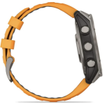 Garmin Fenix 8 51mm AMOLED Sapphire Titanium w. Spark Orange/Graphite Silicone Band (010-02905-10/11/53) - Зображення 5
