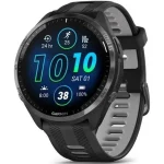 Garmin Forerunner 965 Carbon Gray Titanium Bezel w. Blk Case Blk/Powder Gray S. Band (010-02809-00/10/80)
