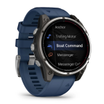 Garmin Fenix 8 Pro 47 mm AMOLED Marine GPS Titanium with Blue Silicone Band (010-03198-50) - Зображення 3