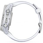 Garmin Fenix 8 43mm AMOLED Silver with Whitestone Silicone Band (010-02903-00/06) - Зображення 2