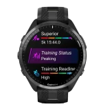 Garmin Forerunner 965 Carbon Gray Titanium Bezel w. Blk Case Blk/Powder Gray S. Band (010-02809-00/10/80) - Зображення 4