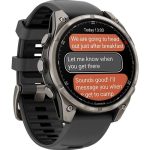 Garmin Fenix 8 Pro 47 mm AMOLED Titanium with Graphite/Black (010-03198-10/11) - Зображення 2