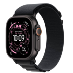 Apple Watch Ultra 3 GPS Cellular 49mm Titanium Case with Black Alpine Loop (MF0X4) LW/A
