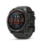 Garmin Fenix 8 51mm Solar Sapphire Carbon Gray DLC Titanium w. Black/Pebble Gray S. Band (010-02907-10/11)