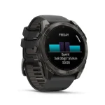 Garmin Fenix 8 51mm Solar Sapphire Carbon Gray DLC Titanium w. Black/Pebble Gray S. Band (010-02907-10/11) - Зображення 2