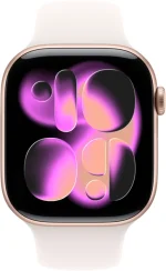 Apple Watch Series 11 GPS 42mm Rose Gold Aluminum Case with Light Blush Sport Band S/M (MEU04) LW/A - Зображення 2