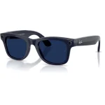 Ray-Ban Meta Wayfarer Gen 2 Shiny Cosmic Blue Transitions Sapphire Lenses Sunglasses (RW4012 6628MF50) - Зображення 2