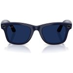 Ray-Ban Meta Wayfarer Gen 2 Shiny Cosmic Blue Transitions Sapphire Lenses Sunglasses (RW4012 6628MF50)